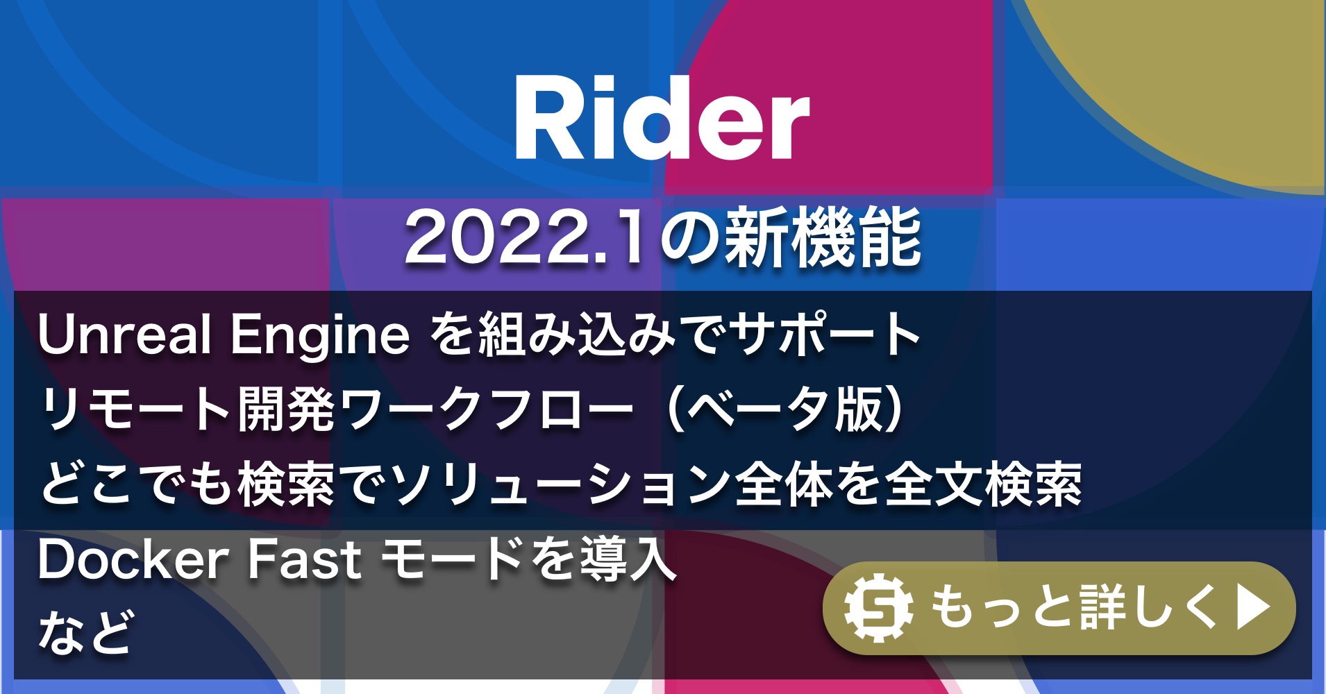 Rider 2022.1の新機能