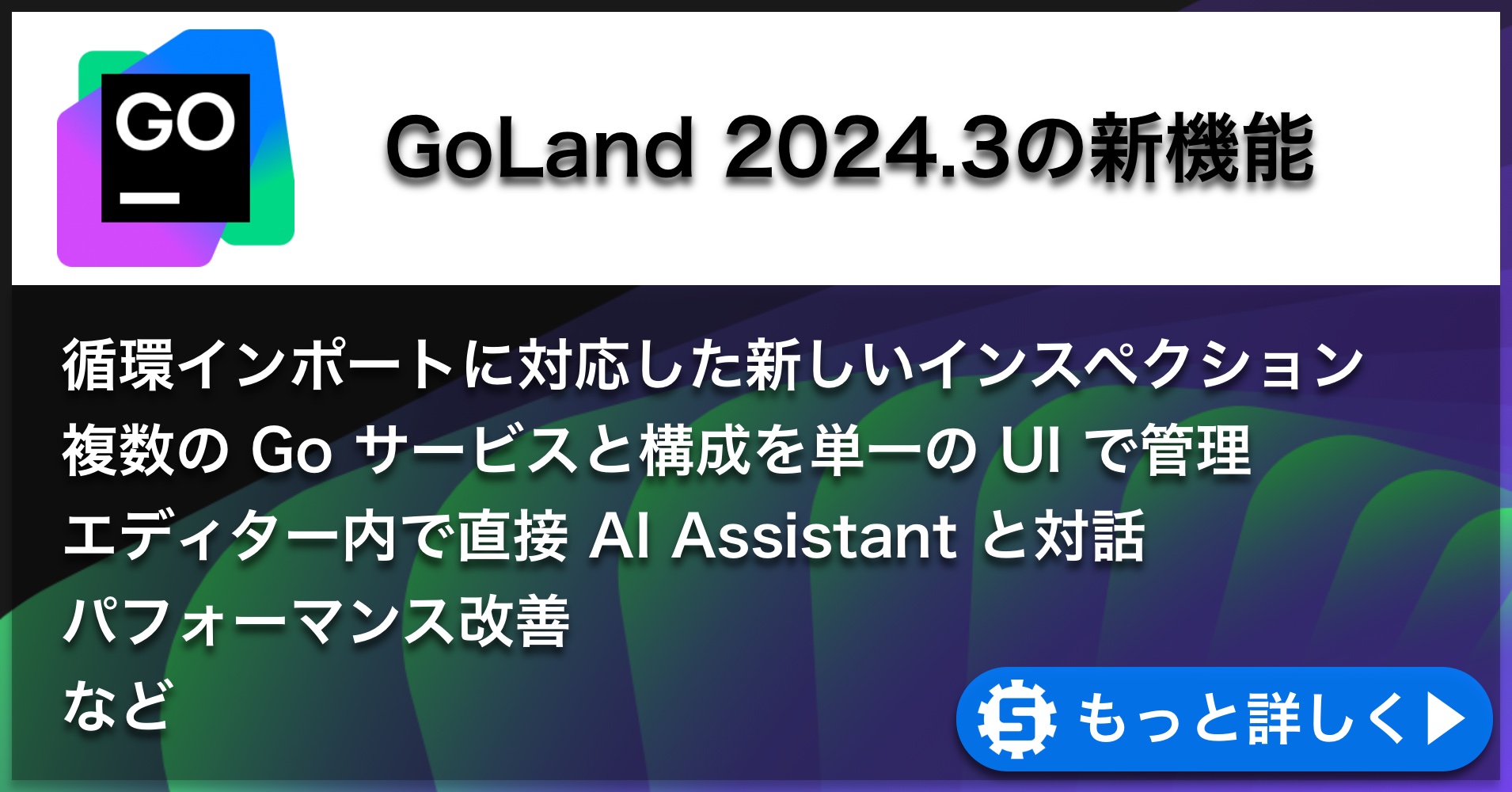 GoLand 2024.3の新機能